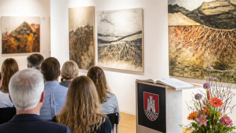 Reutte: Zeillergalerie eröffnet Ausstellung „Wurzeln und Sedimente“ mit Werken aus Cles