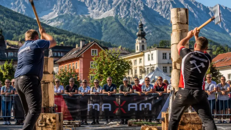 Saisonfinale der Stihl-Timbersports in Schladming: Spitzensportler kämpften um WM-Startplätze