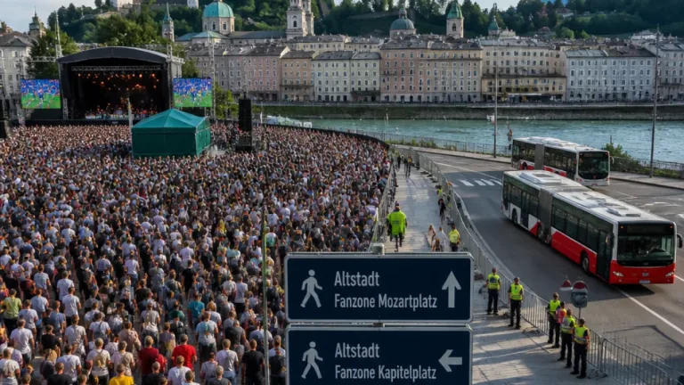 Salzburg bereitet Fanfeste und Sonderfahrplan für UEFA Super Cup vor – Rudolfskai könnte gesperrt werden