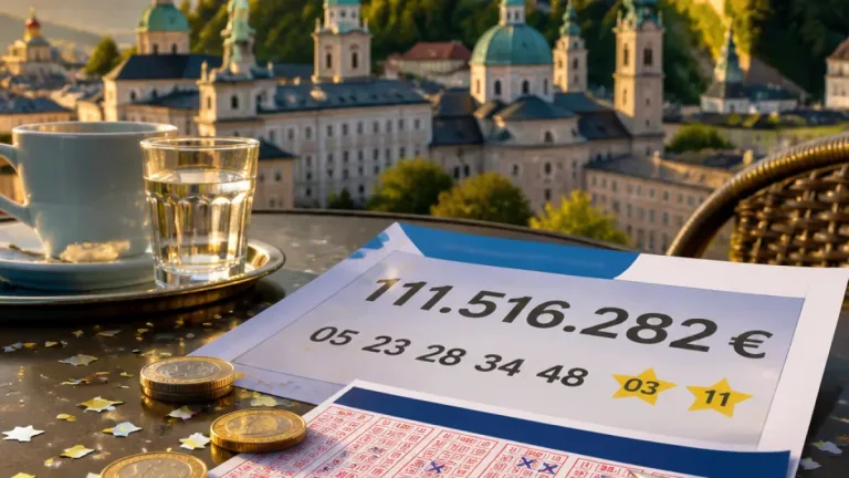 Salzburg: Euromillionen-Gewinn von genau 111,516,282 Euro geht an Teilnehmerin/einen Teilnehmer aus Salzburg