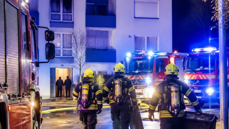 Schlafzimmerbrand in Leonding: Bewohner leicht verletzt, Hartackerstraße gesperrt