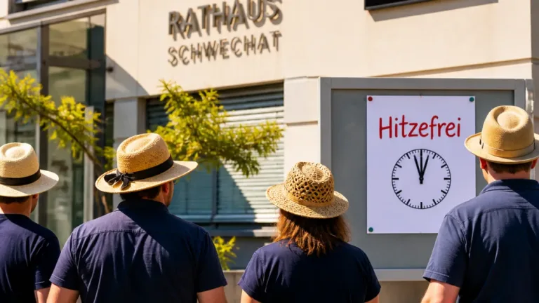 Schwechat führt bei über 33 °C Hitzefrei für Gemeindemitarbeiter:innen ein