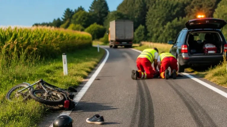 Schwerer Mofa-Unfall bei Bad Kreuzen: Fahrerflucht im Bezirk Perg