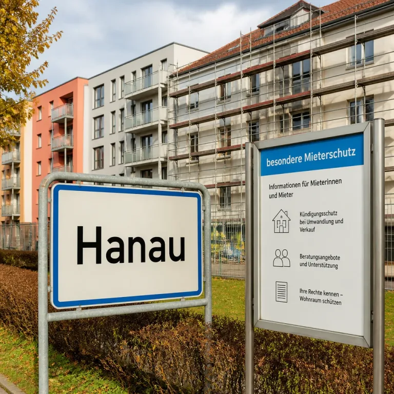 Hanau künftig unter besonderem Mieterschutz – GEWOS stuft Wohnungsmarkt als angespannt ein