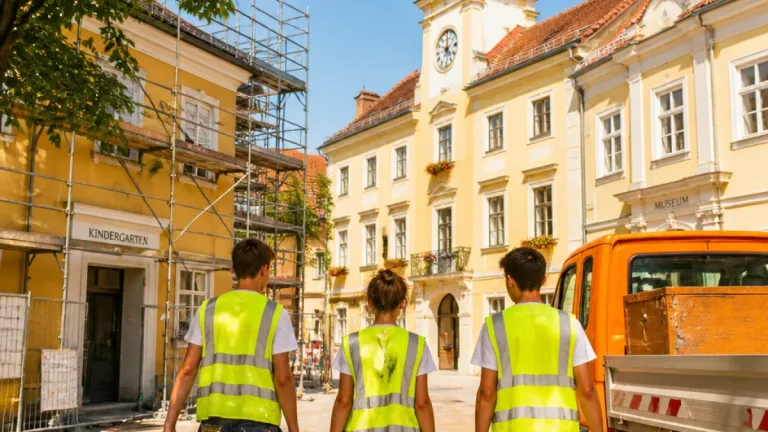 Sommerpraktikum in Horn: Junge Kräfte sammelten Erfahrungen im Wirtschaftshof, Kindergarten und Museum