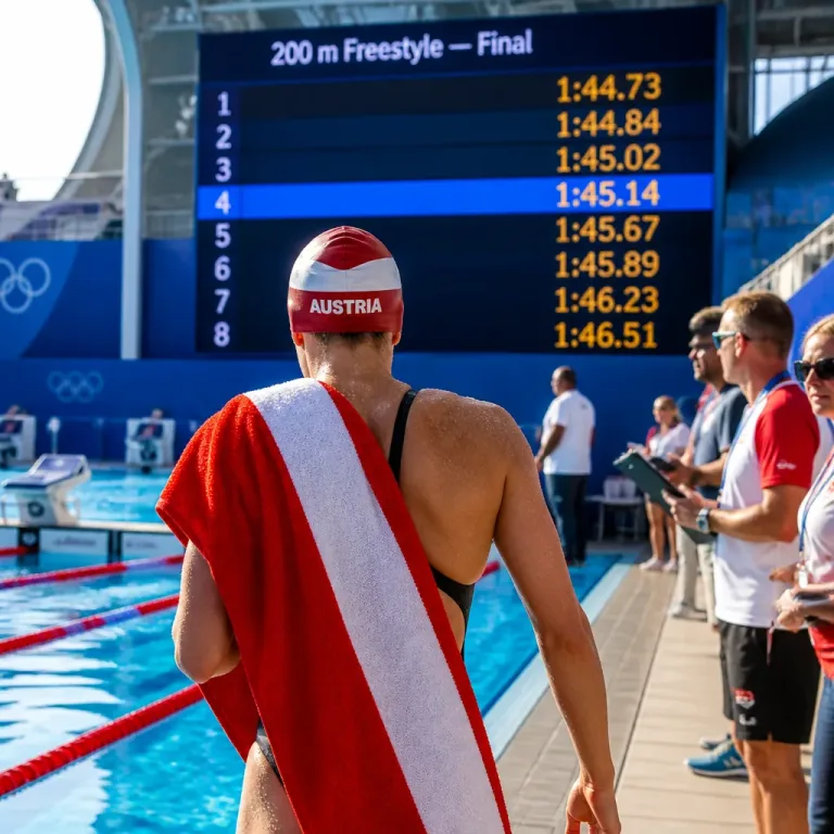 Christian Giefing verpasst im EM-Finale über 200 m Kraul nur um Hauch das Podest