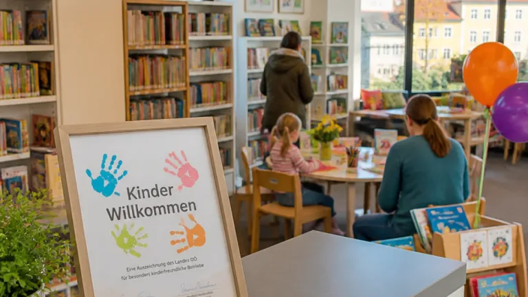 Stadtbücherei Eferding als „Kinder Willkommen“-Vorbild ausgezeichnet