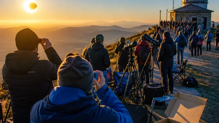Teilweise Sonnenfinsternis lockte Tausende nach draußen – Gaisberg und Haunsberg besonders gefragt