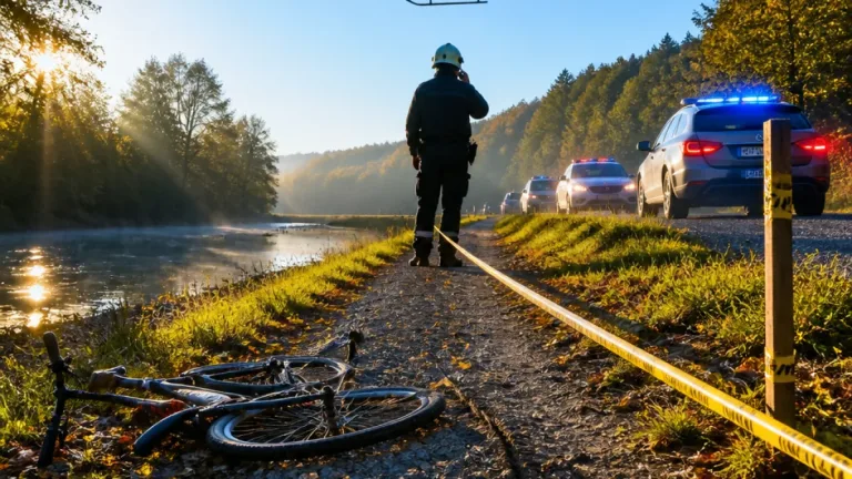 Tödlicher Fahrradsturz bei Weißkirchen: Sucheinsatz betrifft Traun-Region