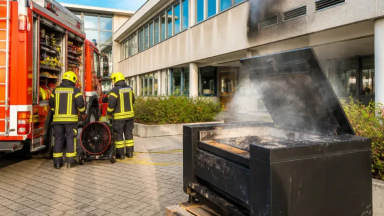 Überhitzter Lasercutter löst Brandalarm an HTL Mistelbach aus