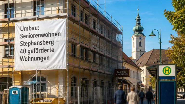 Umbau Stephansberg in Horn: 40 geförderte Seniorenwohnungen sollen Ende 2027 öffnen