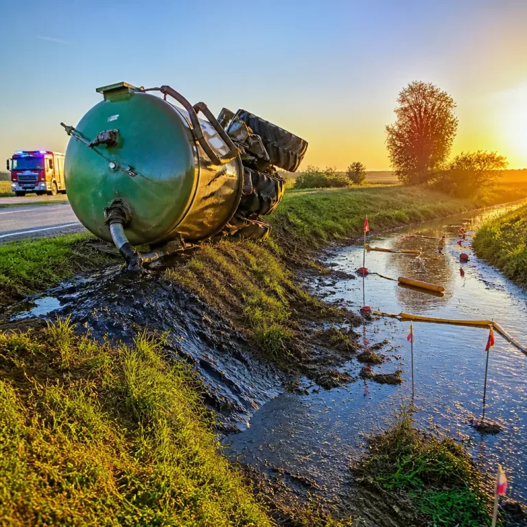 Unfallzahlen mit wassergefährdenden Stoffen 2025 weiter rückläufig, aber Mengen in Umwelt gestiegen