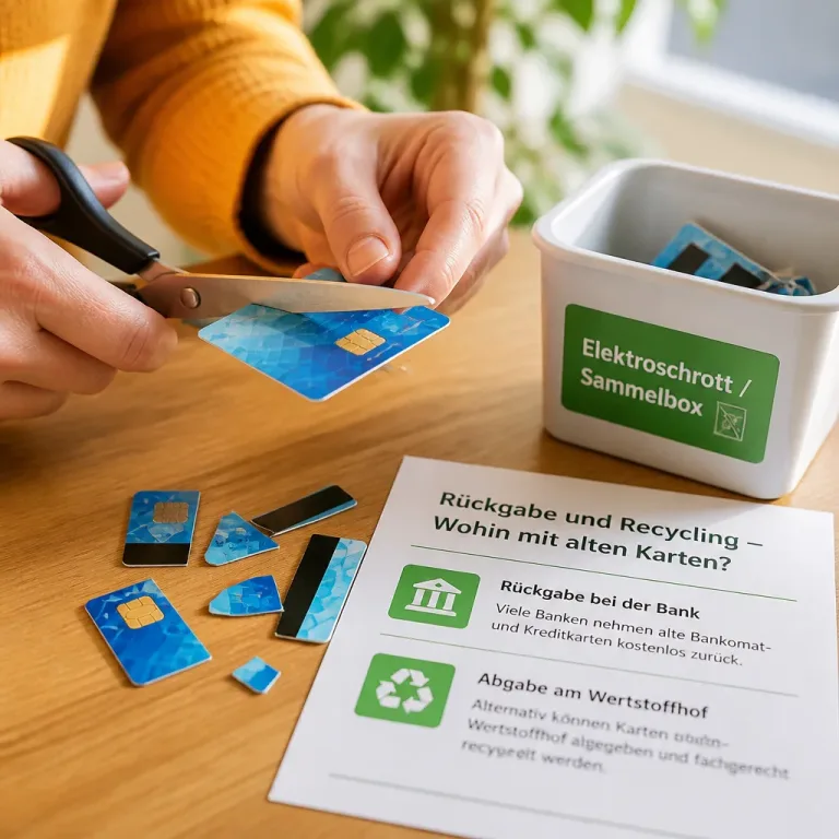 Alte Girocard nicht in den Restmüll: So gehören Bankkarten richtig entsorgt