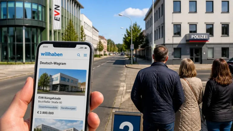 Verkauf von EVN‑Gebäude und Polizeiinspektion in Deutsch‑Wagram sorgt für Verunsicherung