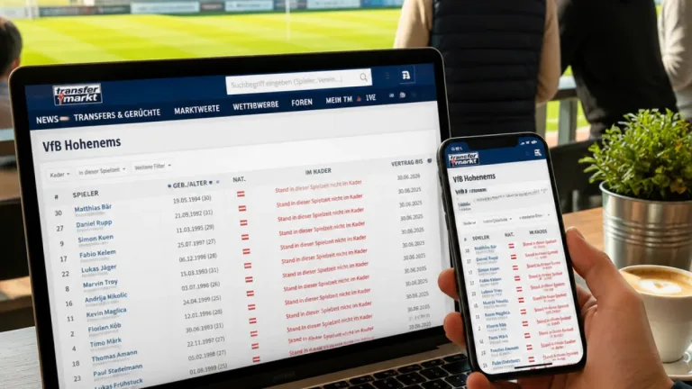 Viele Spieler bei VfB Hohenems laut Transfermarkt „nicht im Kader“ – Unklarheit verunsichert Fans