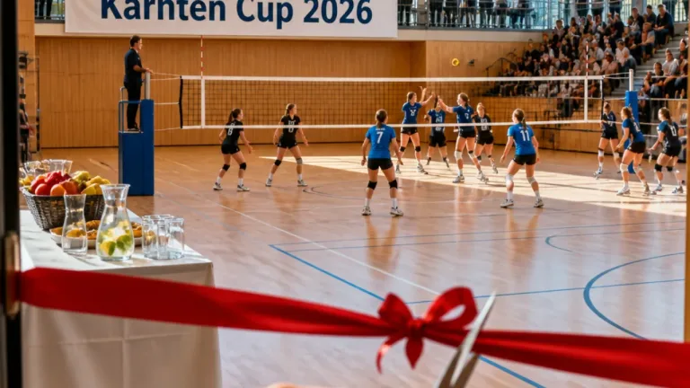 Völkermarkt richtet Kärnten Cup 2026 aus – neue Sporthalle wird feierlich eröffnet