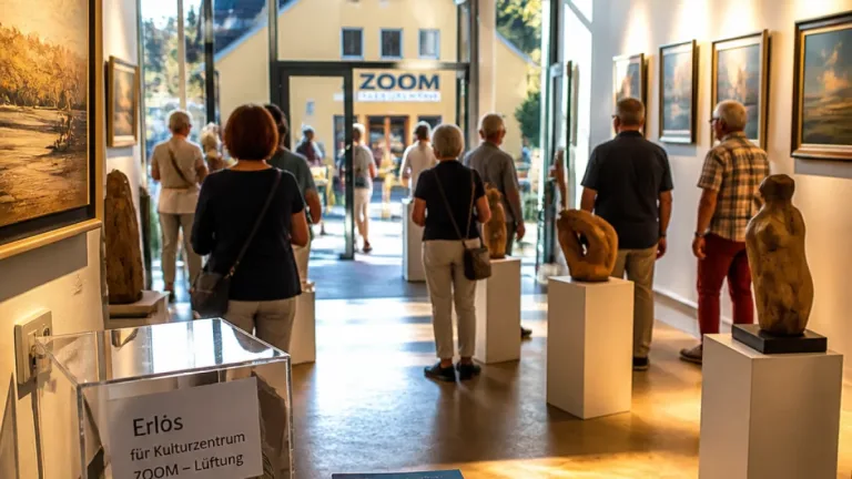Völkermarkt: Verkaufsausstellung im „Step“ eröffnet Herbstsaison und unterstützt Kulturzentrum „Zoom“