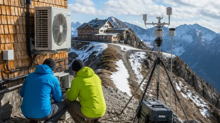 Wärmepumpen-Versuch am Carl-von-Stahl-Haus: FH Salzburg testet Heizsysteme im Hochgebirge