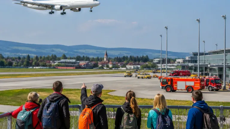 Wandergruppe „Fit im Schritt“ zu Besuch am Flughafen Graz: Einblicke statt Gipfelkreuz