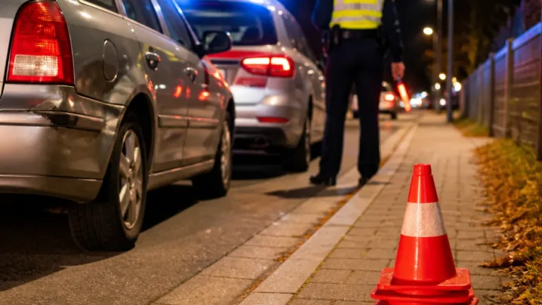 Wels: Pkw fährt bei Kontrolle auf Polizistin zu – 36‑Jähriger mit 1,02 Promille gestellt