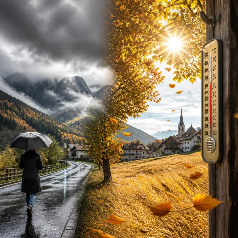 Herbstliche Woche: Wechsel aus Regen, Sonne und lokalen Spitzen bis 27 °C