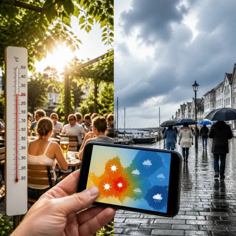 Spätsommer gegen Herbstgrau: Nord-Süd-Gefälle bringt bis zu 28 °C – Regen im Norden
