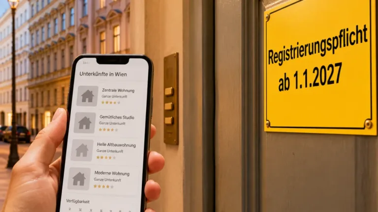 Wien führt Registrierung für Kurzzeitvermietungen ein – Beschränkungen ab Jänner 2027