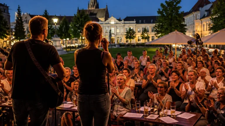 Wiener Neustadt: Herbert Pachler und Johannes Siedler rocken Löwenherz‑Terrasse