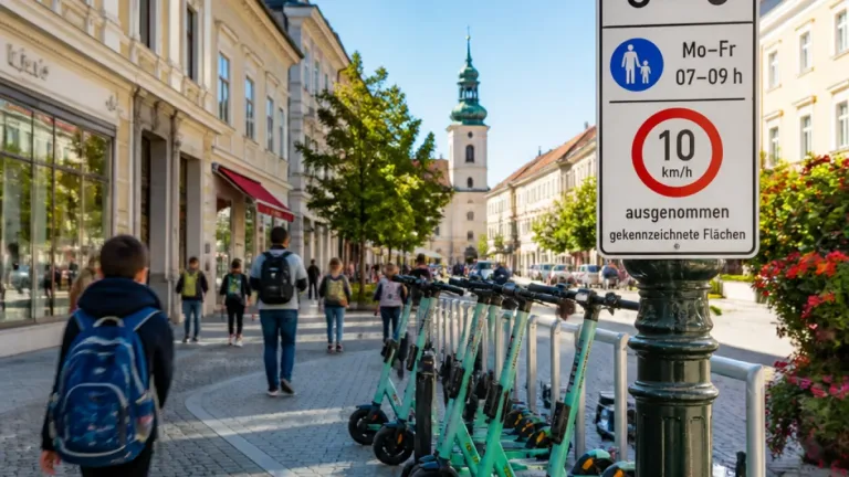Wiener Neustadt schränkt E‑Scooter in der Innenstadt stark ein