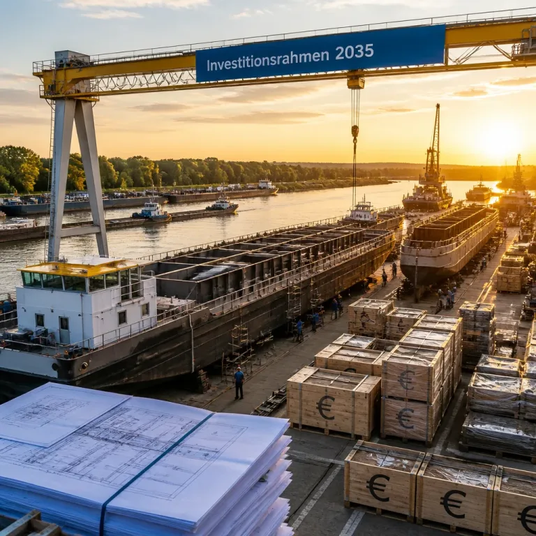 Binnenschifffahrt verlangt verlässlichen Investitionsrahmen für Flottenerneuerung bis 2035