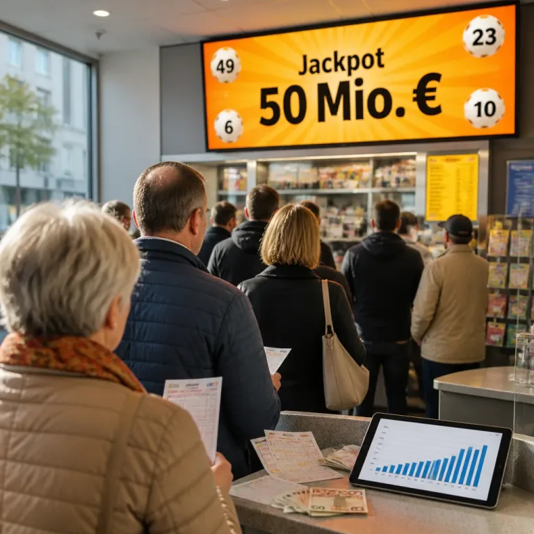 Historischer Lotto‑Jackpot treibt Einsätze und Einnahmen deutlich nach oben