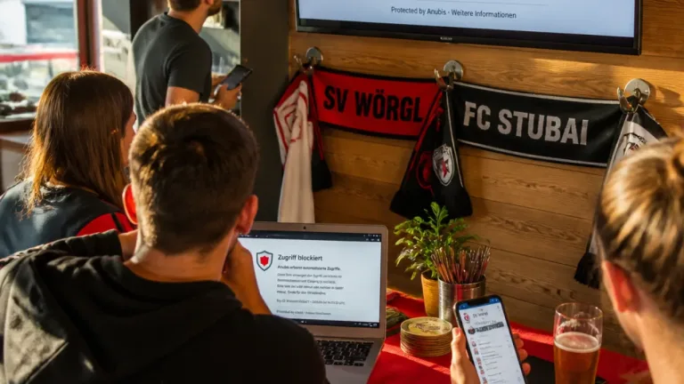 Wörgl: Spielansetzung SV Wörgl – FC Stubai online schwer abrufbar wegen Website‑Schutz