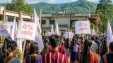 ৫ শতাংশ কোটা পুনর্বহাল চেয়ে বান্দরবানে শিক্ষার্থীদের মিছিল ও সমাবেশ