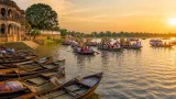 বিজয়ার দশমীতে টাকি: ইছামতীর বুকে ভাসান, রাজবাড়ি ঘাটের পুরনো ছোঁয়া ও মিনি সুন্দরবন