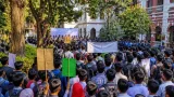 দিনাজপুর সরকারি কলেজে ছাত্রদলের বিক্ষোভ: নিষিদ্ধ ঘোষিত ছাত্রসংগঠনের কর্মকাণ্ড ও দ্রুত বিচার দাবিতে সমাবেশ