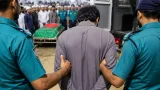 প্যারোলে মুক্তি পেয়ে বাবার জানাজায় অংশ নিলেন সাবেক ছাত্রলীগ নেতা রাকিবুল হাসান জেমস