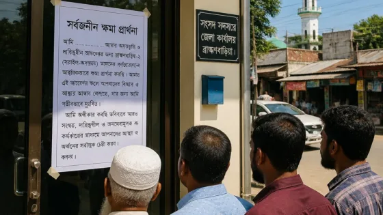 ব্রাহ্মণবাড়িয়ার মানুষকে নিয়ে ভুল বোঝাবুঝি হওয়ায় দুঃখ প্রকাশ করেছেন কুমিল্লা-৪ এমপি হাসনাত
