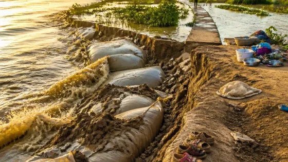 চাঁপাইনবাবগঞ্জে উজান ঢলে পদ্মা-মহানন্দায় ব্যাপক ভাঙন ও পাঁচ শিশুর মর্মান্তিক মৃত্যু