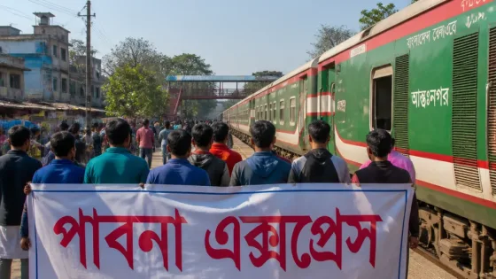 ঢাকা–পাবনা এক্সপ্রেসের নামকরণ: 'পাবনা এক্সপ্রেস' দাবি শেকড় ফাউন্ডেশনের