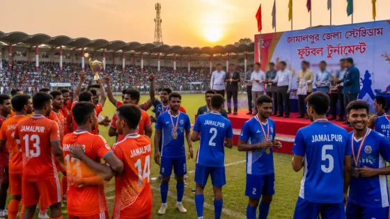 জামালপুর জেলা প্রশাসক গোল্ড কাপ শুরু; প্রথম ম্যাচে সরিষাবাড়ীকে হারালো পৌরসভা একাদশ
