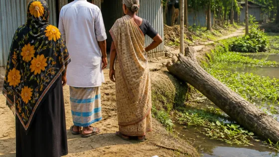 মাদারীপুরের কালকিনিতে জমি বিরোধে মারধর ও হত্যার হুমকির অভিযোগ, থানায় জিডি