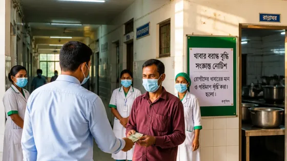 নওগাঁ জেনারেল হাসাপাতালে পরিদর্শনে স্বাস্থ্যমন্ত্রী, পরিষেবা ও খাদ্য বরাদ্দ বাড়ানোর ঘোষণা