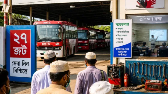 নরসিংদী বিআরটিসির নতুন ম্যানেজার: যাত্রীসেবা উন্নয়ন ও দুর্নীতিবিরোধে জোরদার পরিকল্পনা