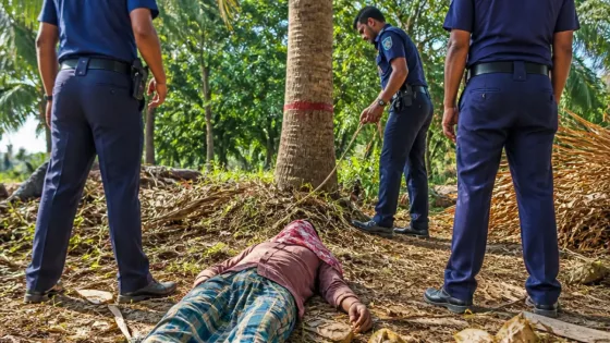 নারিকেল গাছ থেকে ডাব চুরির সময় ভিমরুলের কামড়ে গাছ থেকে পড়ে গুরুতর আহত এক ব্যক্তি