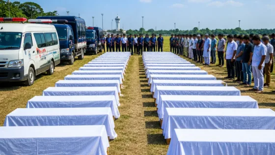 সৌদি আগুনে নিহত নওগাঁর সাত প্রবাসীর মরদেহ দেশে এসে আত্রাইয়ে একসঙ্গে জানাজা