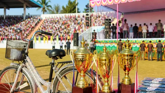 শেরপুর ডিসি গোল্ড কাপের জমজমাট ফাইনাল, দর্শক-উপচে পড়া ভিড় ও পুরস্কার বিতরণ