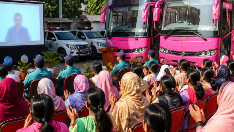 বগুড়ায় চালু হলো পুরুষমুক্ত নারী-বান্ধব বিআরটিসি বাস সার্ভিস
