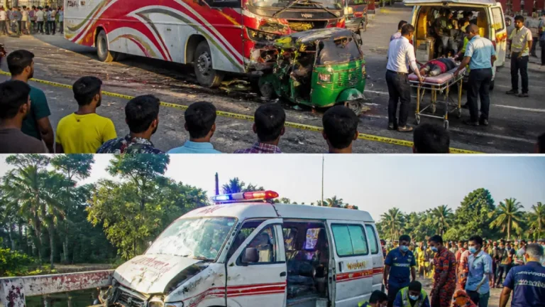 বগুড়ায় রোগী ও মরদেহ নিয়ে ফেরার পথে পৃথক সড়ক দু’র্ঘটনায় তিনজন নিহত