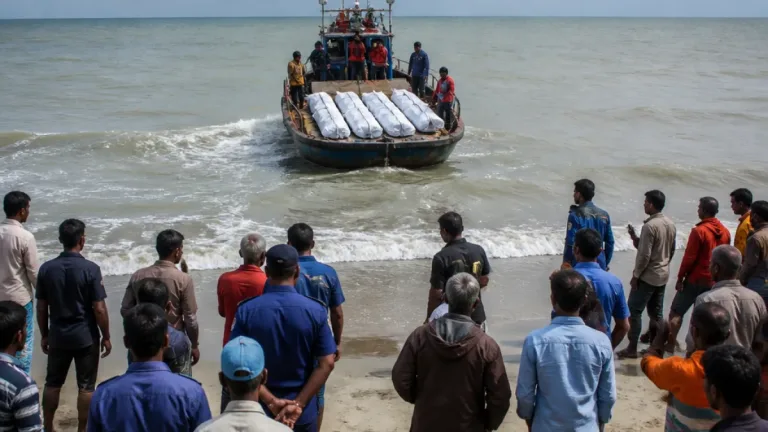 বৈরী উত্তেজনায় পরিণত ট্রলারে ডুবি: পাথরঘাটার কাছ থেকে ৫ জেলের মরদেহ উদ্ধার