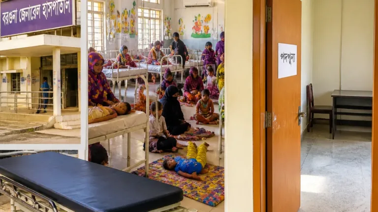 বরগুনা জেনারেল হাসপাতালে শিশু সেবা সংকট: শয্যা আছে, বিশেষজ্ঞ নেই